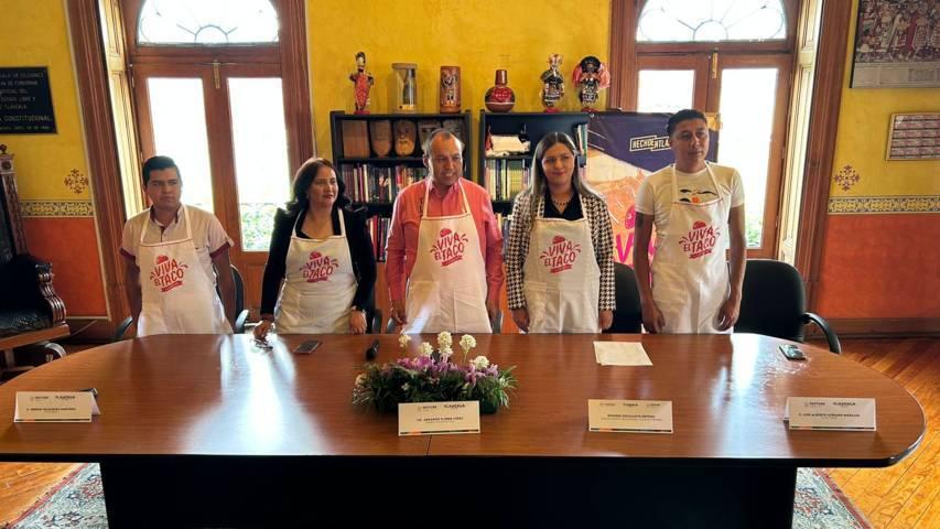 Presentan Festival “Viva el taco y la michelada” en Tlaxco 