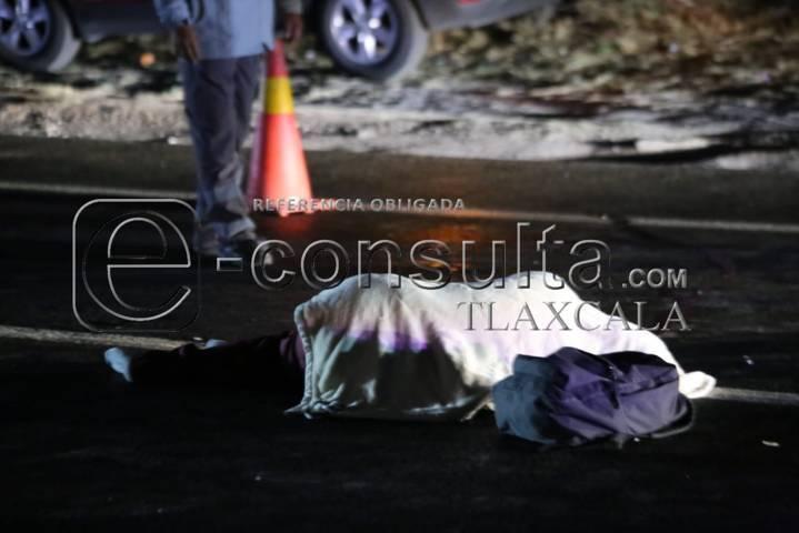 Fallece estudiante atropellado en Panotla 