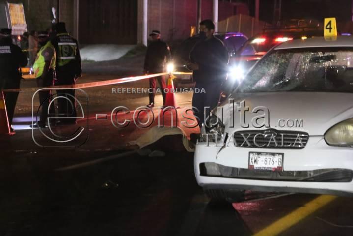 Fallece estudiante atropellado en Panotla 