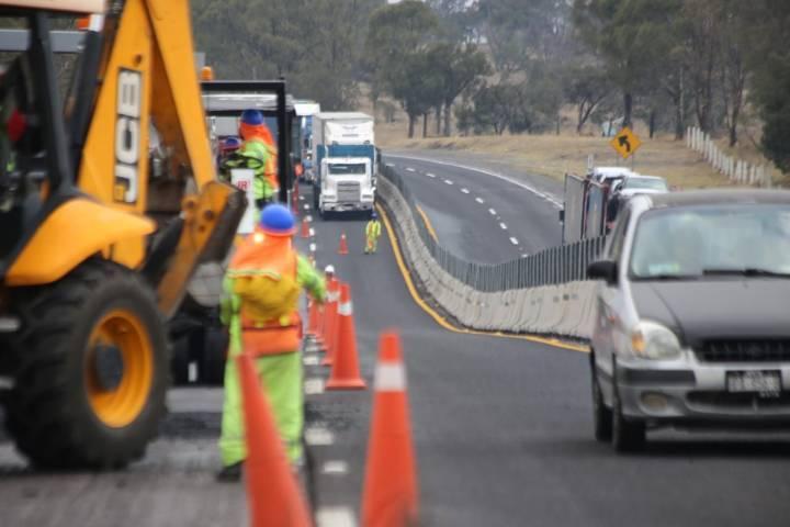 Cierran de manera intermitente la México-Veracruz con dirección a Calpulalpan por obras de reencarpetamiento