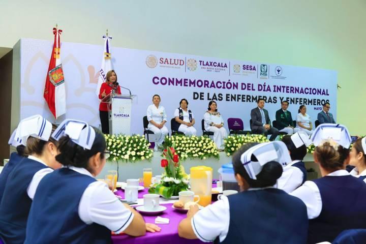 Celebró Gobernadora Lorena Cuéllar Cisneros día internacional de las y los enfermeros