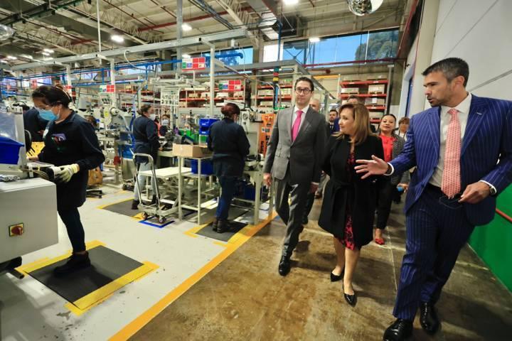 Inauguró Gobernadora expansión de Schneider Electric en Acuamanala
