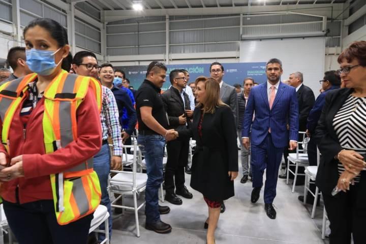Inauguró Gobernadora expansión de Schneider Electric en Acuamanala