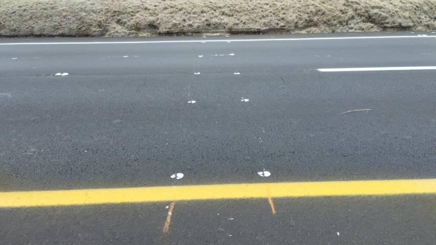 Inician marcado de líneas logarítmicas en la autopista Tlaxcala-Texmelucan en Panotla