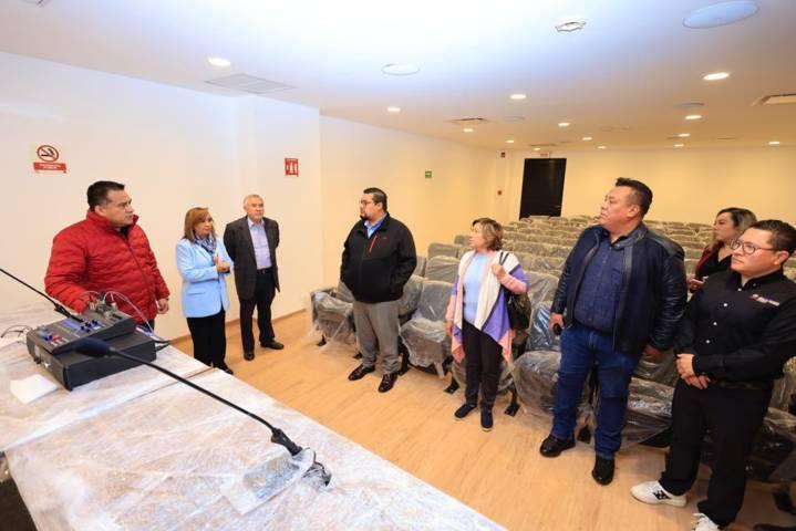 Recorre Gobernadora y autoridades de seguridad las instalaciones del C5I