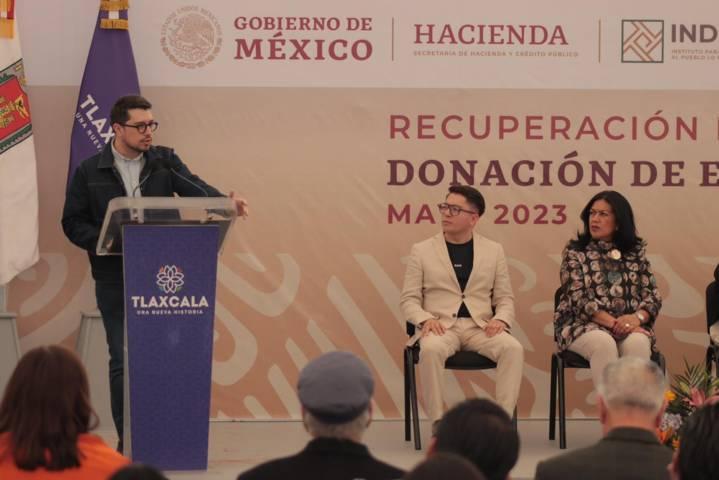 Donación de diez estaciones de tren al estado de Tlaxcala 
