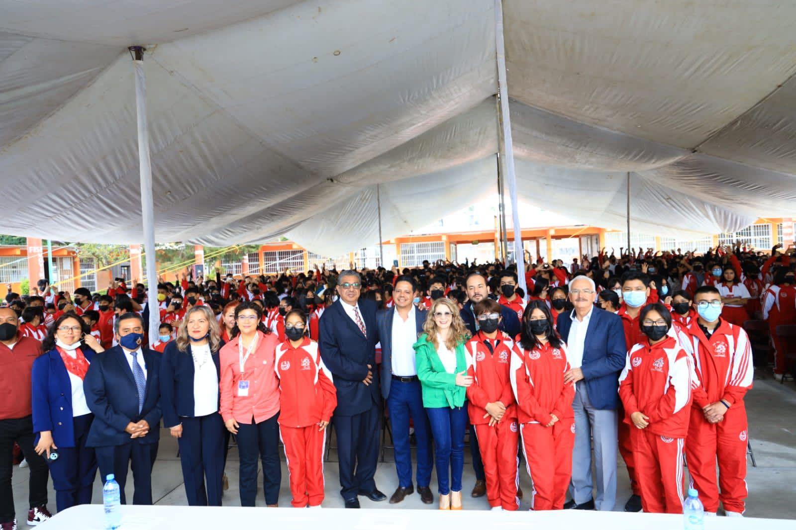 Presentan en Chiautempan proyecto "Escuelas Sustentables para el Bienestar"