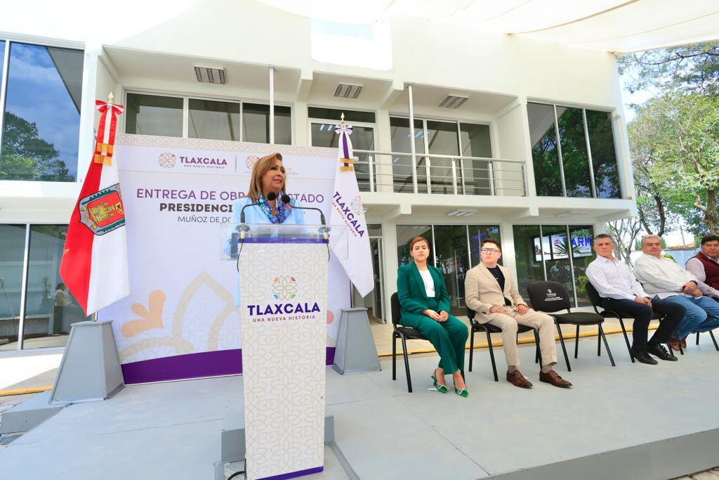 Inauguró Gobernadora nueva presidencia municipal de Muñoz de Domingo Arenas