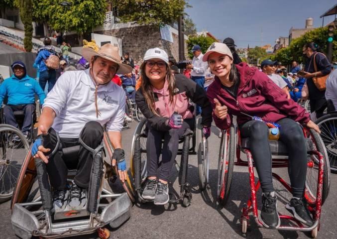 Reúne primera rodada nacional por la inclusión a más de 400 personas en sillas de ruedas