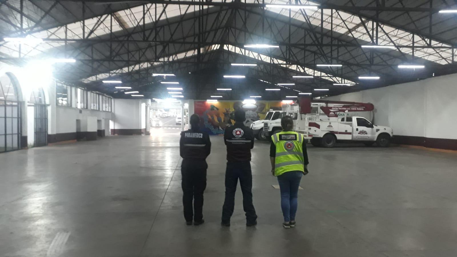 Verifica coordinación estatal de protección civil refugios temporales
