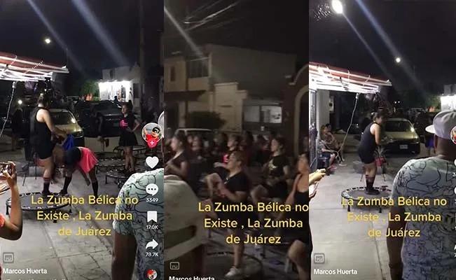 Una maestra fitness se vuelve viral al bailar zumba bélica; Desean que llegue a los ojos de Peso Pluma