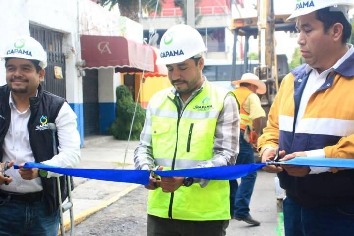 Dan banderazo de arranque de sustitución del tubo principal de conducción de la ciudad 