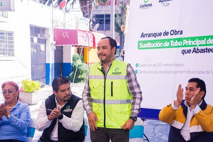 Dan banderazo de arranque de sustitución del tubo principal de conducción de la ciudad 
