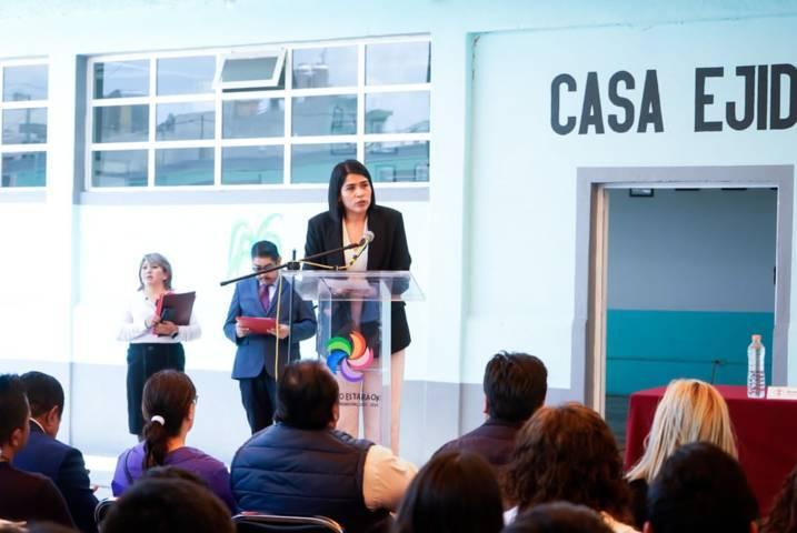 Diana Torrejón y Serafín Ortiz inauguran casa de autorrealización en Tlaxco