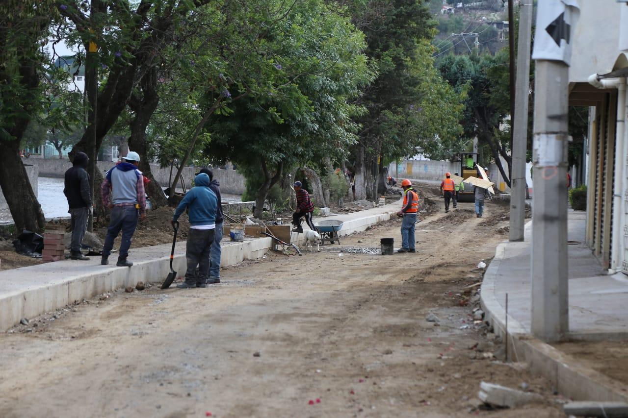 Continúan trabajos en la zona de la Ribereña 