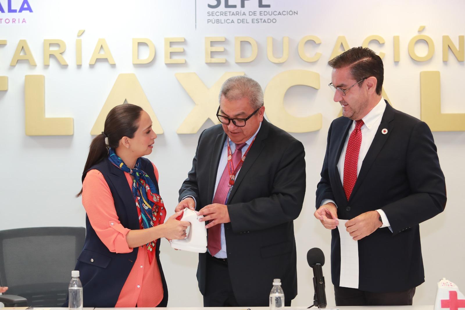 Inicia SEPE-USET COLECTA escolar anual de la Cruz Roja 2023