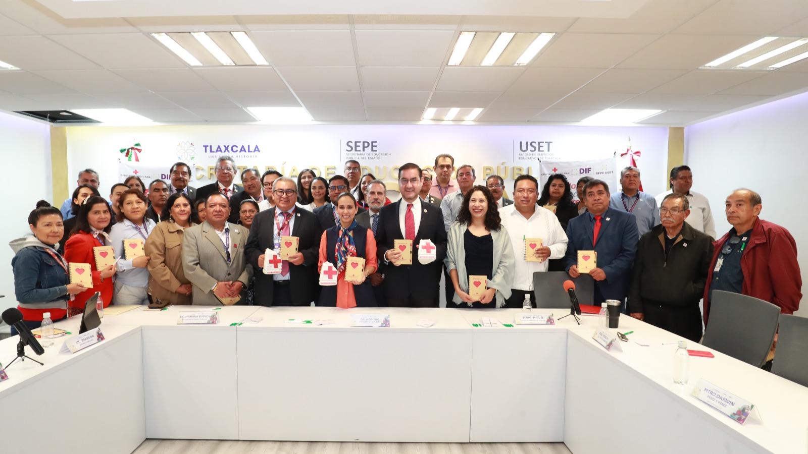 Inicia SEPE-USET COLECTA escolar anual de la Cruz Roja 2023