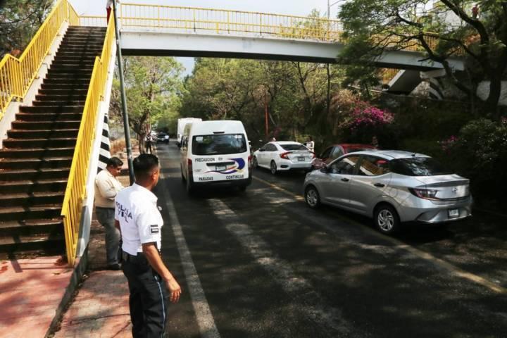 Carambola en la avenida Puebla de la capital tlaxcalteca 