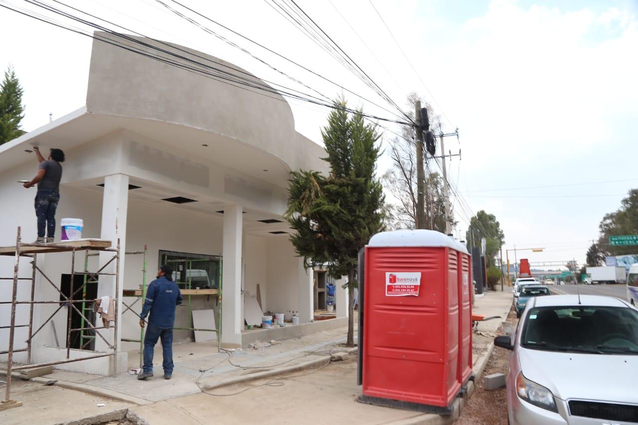 Casi listo Banco del Bienestar en la Loma Xicohténcatl