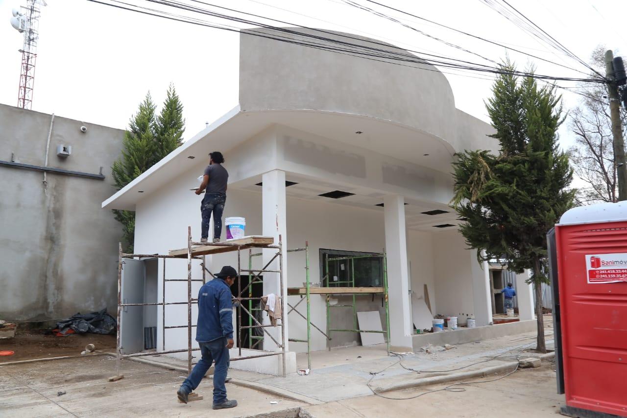 Casi listo Banco del Bienestar en la Loma Xicohténcatl