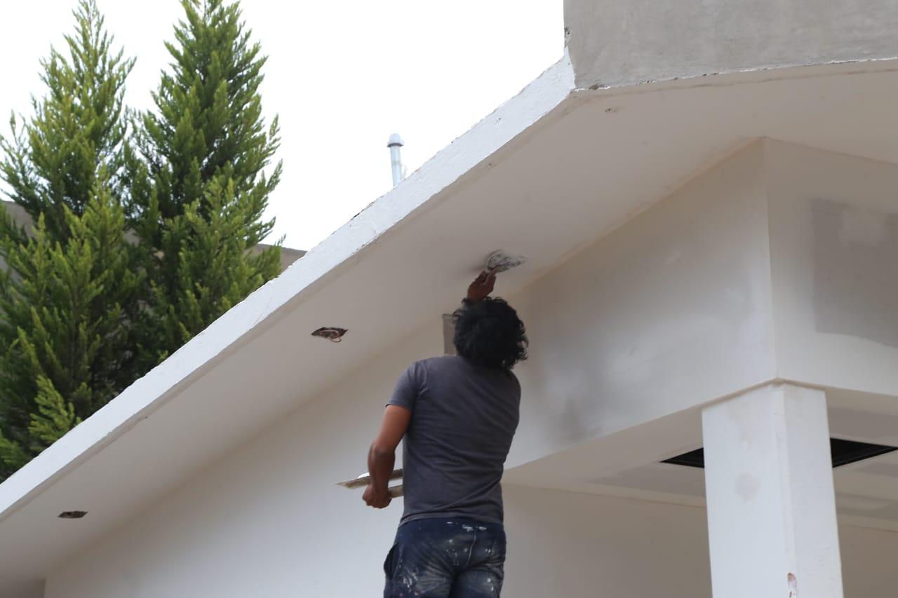 Casi listo Banco del Bienestar en la Loma Xicohténcatl