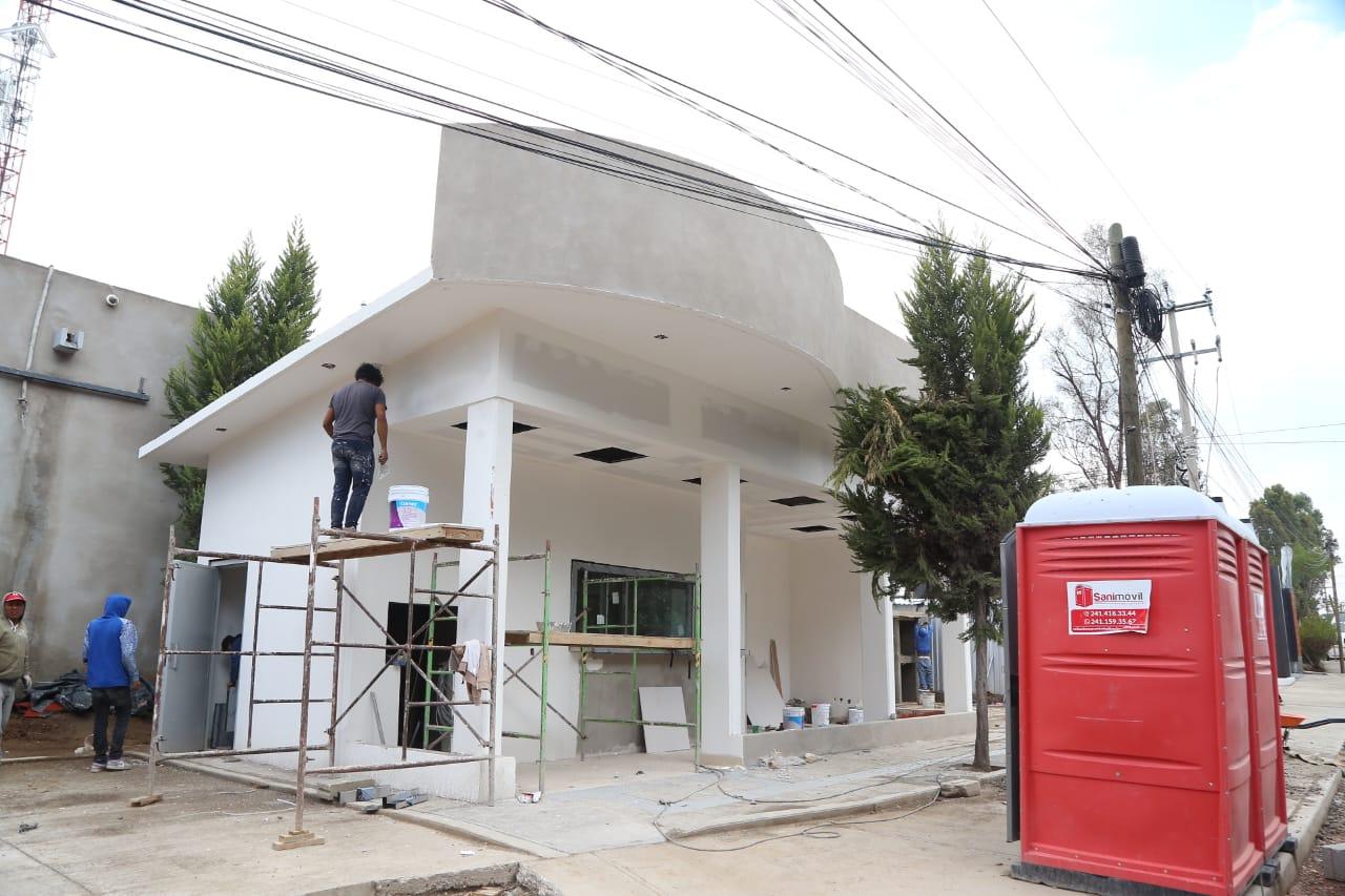 Casi listo Banco del Bienestar en la Loma Xicohténcatl