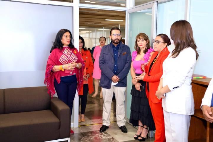 Reapertura Presidenta del TSJE-CJE lactario en Ciudad Judicial