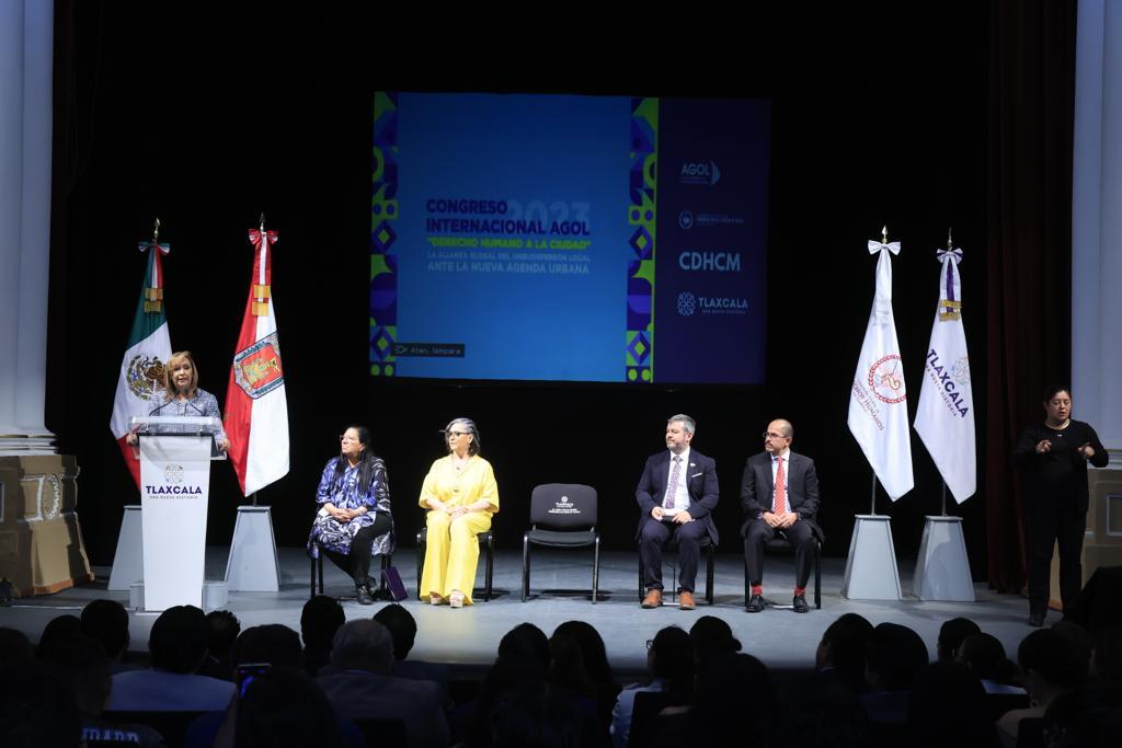 Inauguró Gobernadora Lorena Cuéllar Congreso Internacional Agol 2023 