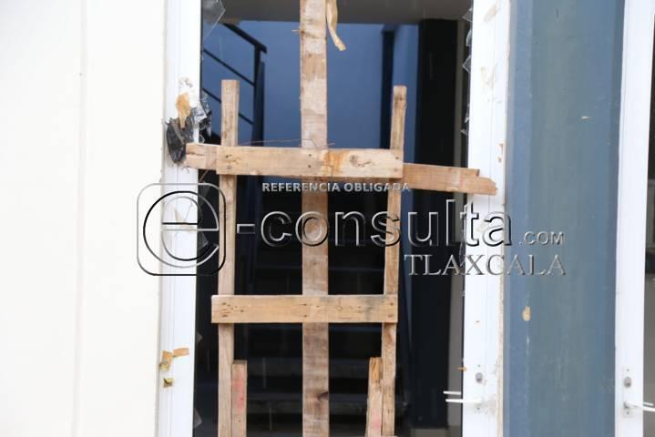 Vandalizan instalaciones de la Policía Municipal de Totolac 