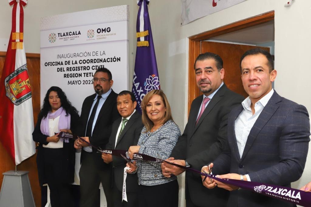 Tlaxcala avanza en la regionalización del registro civil para ofrecer un mejor servicio a la población