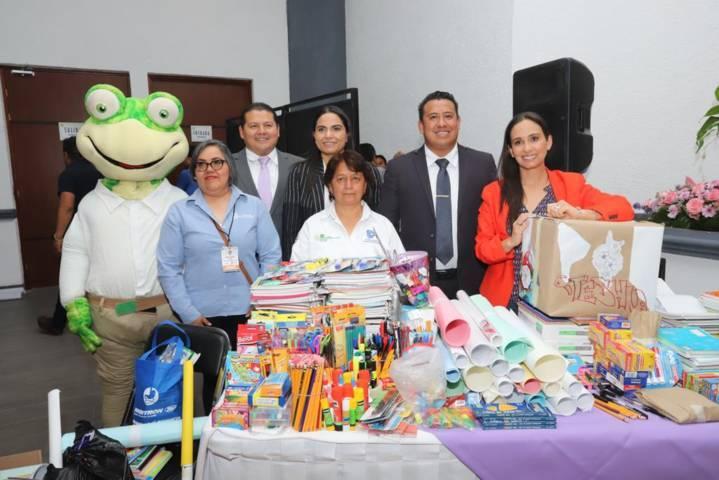 TECNM entrega materiales didácticos al centro de asistencia social del SEDIF 