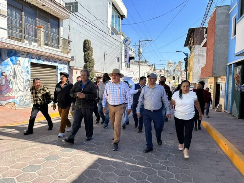 Alcalde de SPM inaugura obra integral de la calle Ayuntamiento 