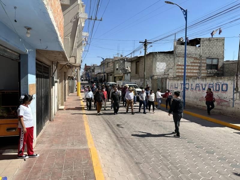 Alcalde de SPM inaugura obra integral de la calle Ayuntamiento 