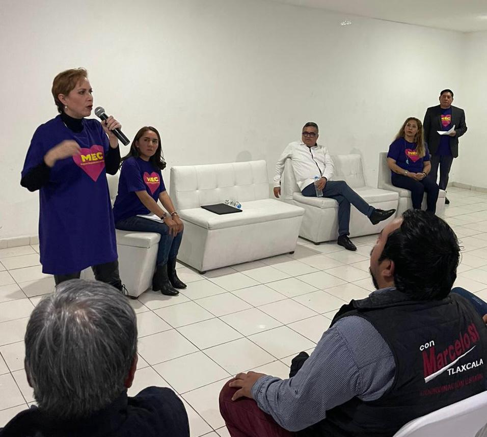 Martha Guzmán ex presentadora de televisión a nivel nacional apoya a Marcelo porque es un gran aliado de las mujeres