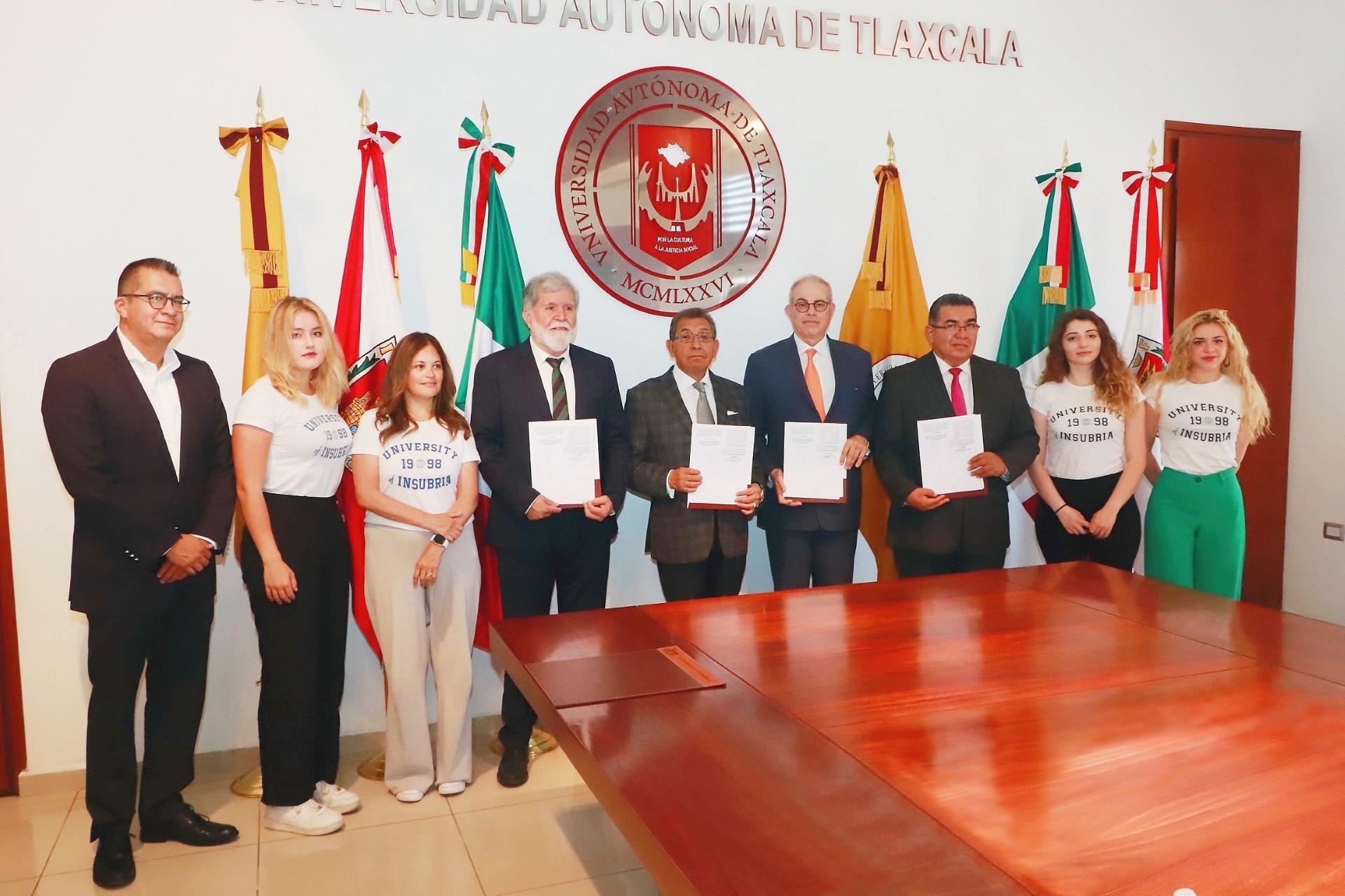 Incrementa UATx movilidad con Universidad de Insubria, Italia