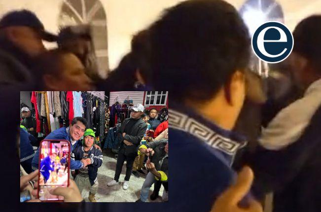 Se burlan a nivel nacional del alcalde de Zacatelco por usar la policía para El Medio Metro 