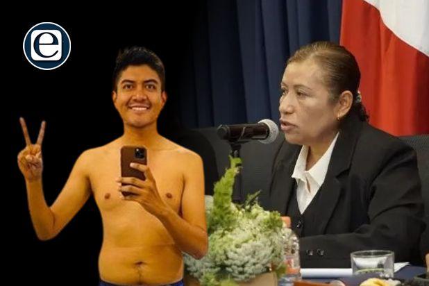El meón propicia situación incómoda para la procuradora 