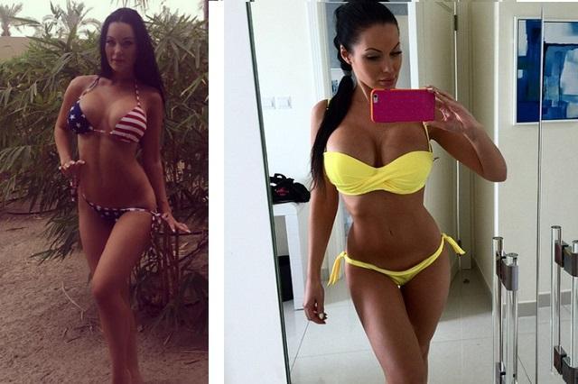 Comparan a la sexy Veronika Black con Angelina Jolie