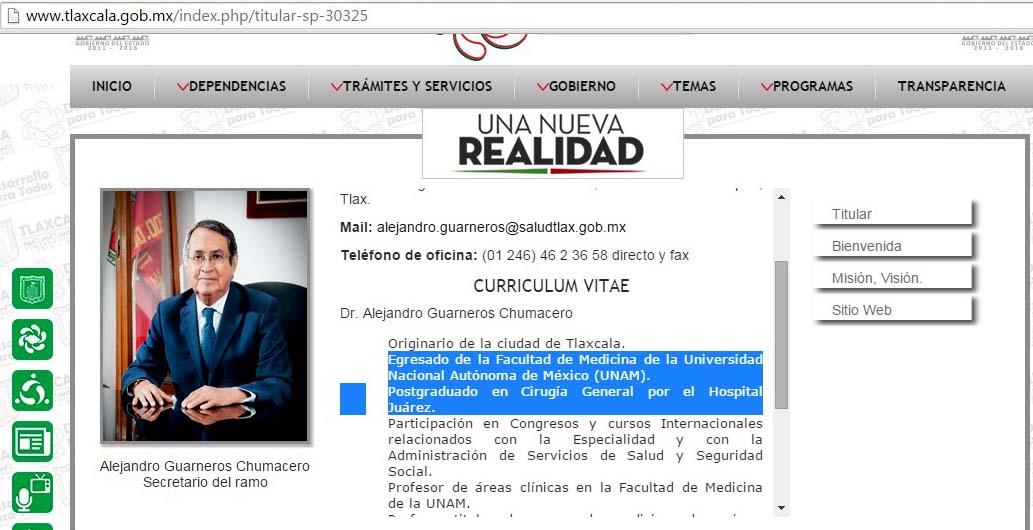 Violador de la ley es secretario de estado