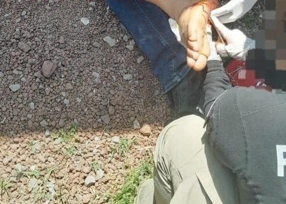 Masculino le mete un plomazo a su yerno en Tepetitla 