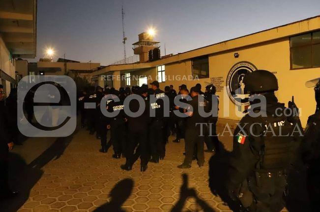Realizan operativo sorpresa en el Cereso de Tlaxcala
