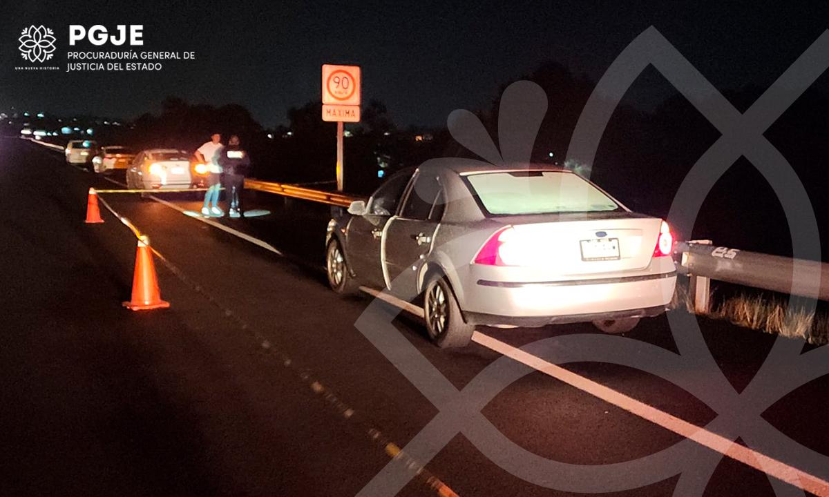 Abre PGJE carpeta de investigación por hechos ocurridos en la autopista Puebla-Tlaxcala