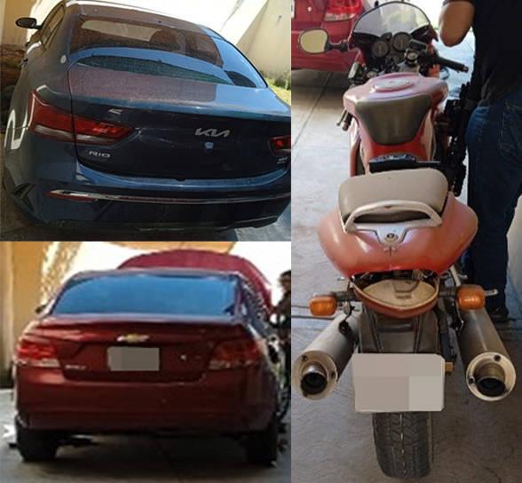 Asegura PGJE dos vehículos y una motocicleta  a través de una diligencia de extracción