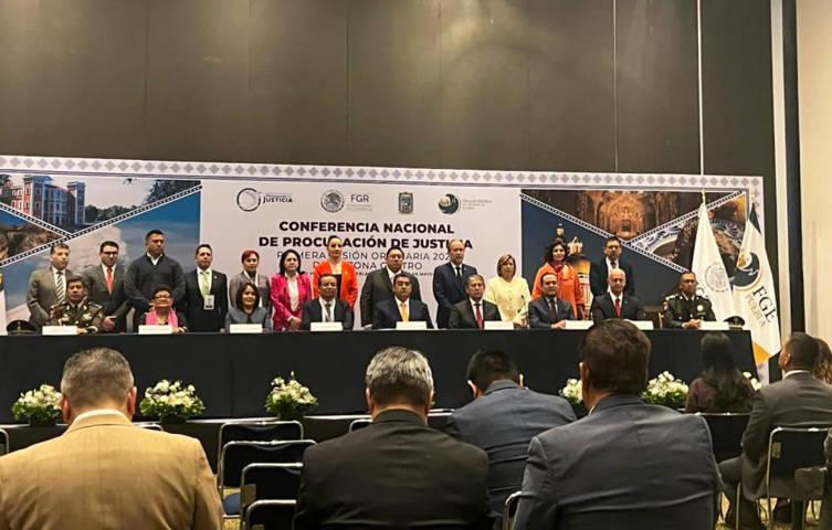 Participa PGJE en la primera sesión ordinaria 2023 de la Conferencia Nacional De Procuración De Justicia