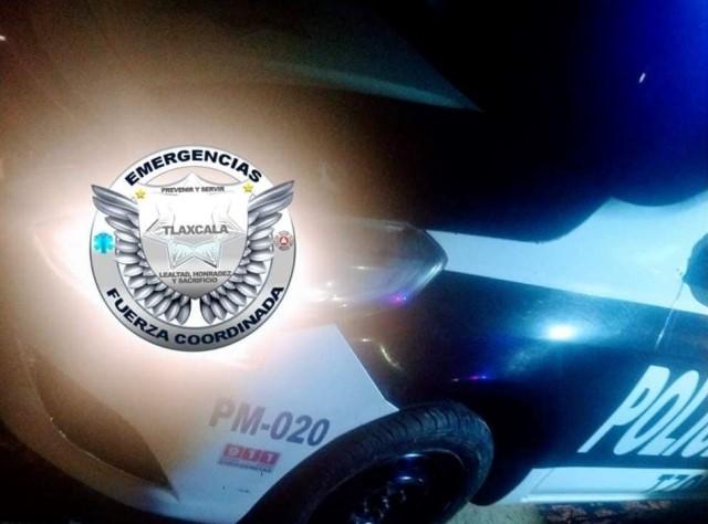 Sufre agresión con arma de fuego la policía de Tzompantepec 
