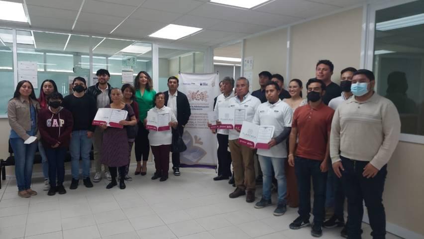 Entrega ITEA 11 certificados de educación en el marco del convenio MONAE