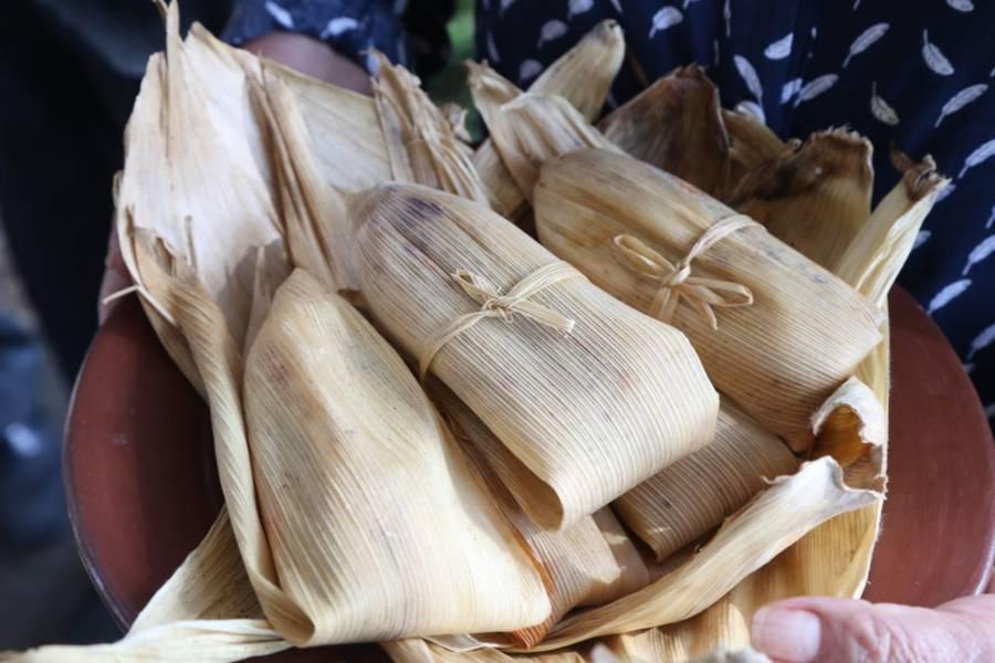 Se realiza un concurso de tamales en La Candelaria Teotlalpan