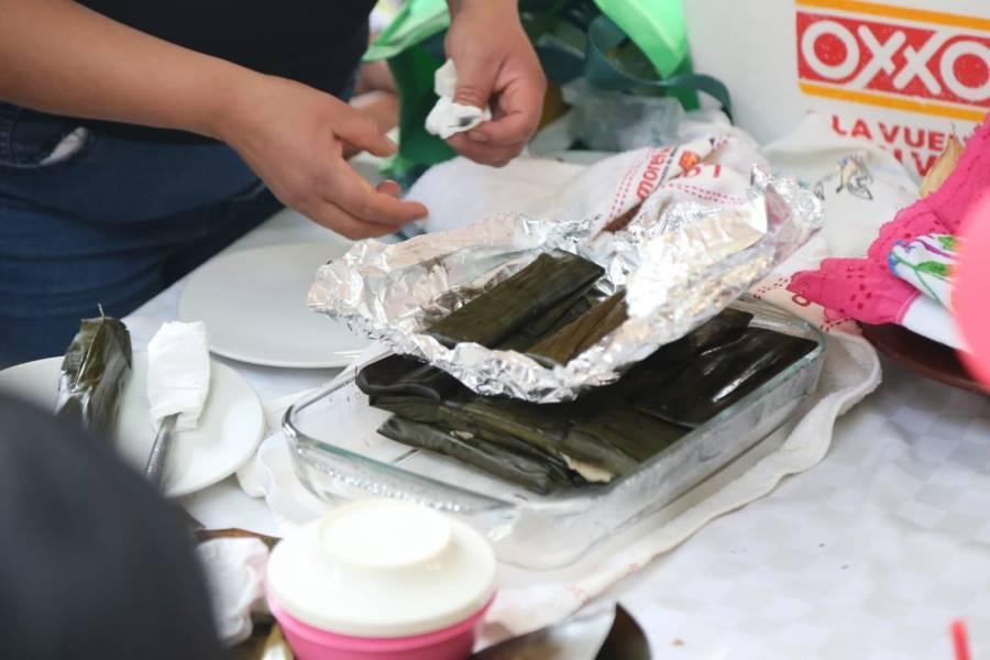 Se realiza un concurso de tamales en La Candelaria Teotlalpan