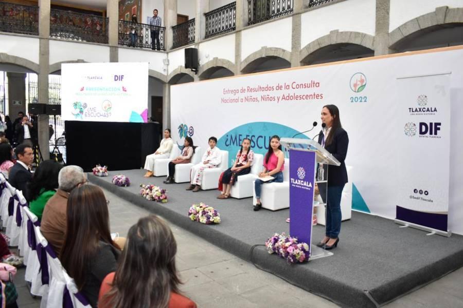 Presentan resultados de la Consulta Nacional ¿me escuchas? 2022 en el Congreso del Estado