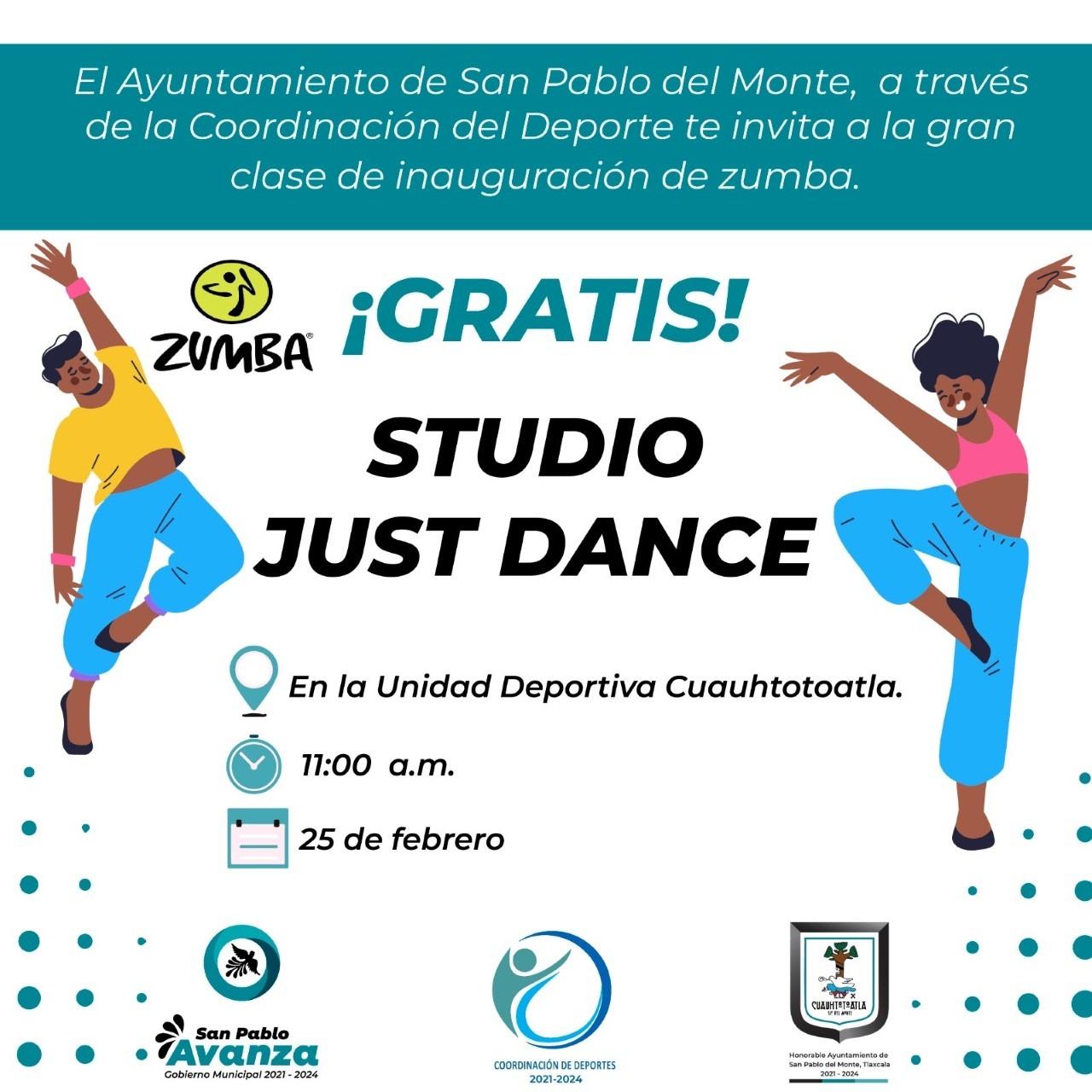 Abren invitación para clase de zumba en San Pablo del Monte 